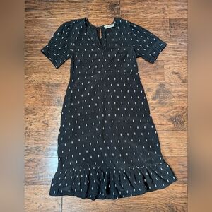 Indi & Cold Black and White Midi Dress Size XS